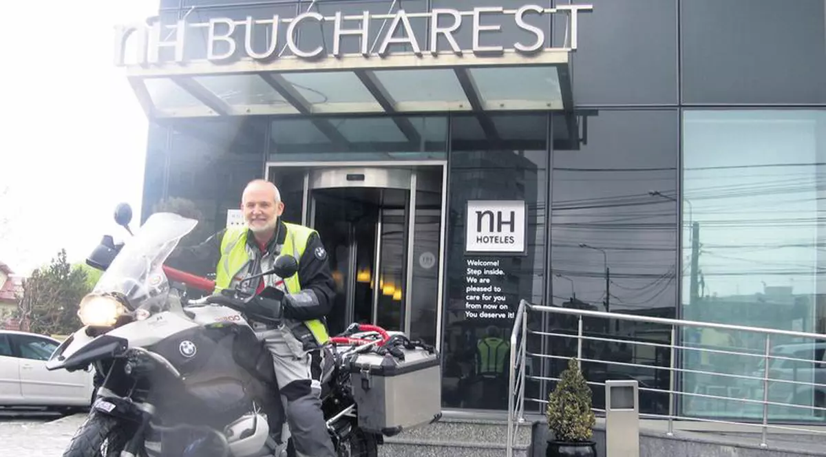 Din Germania până în România, pe motor