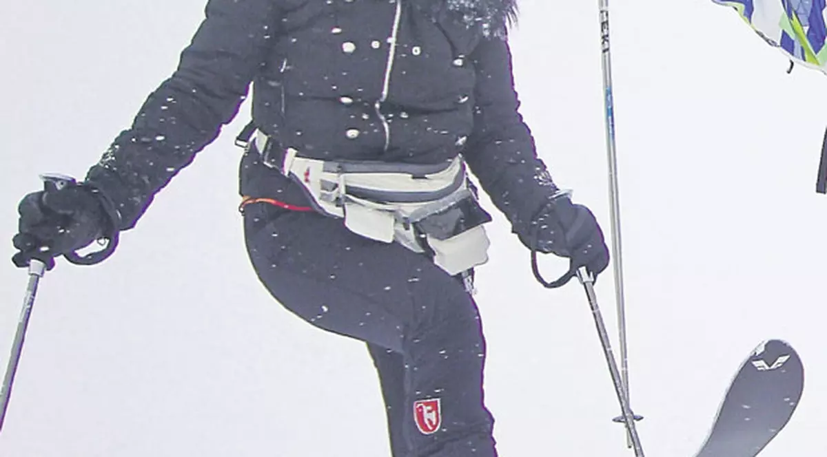 Mihaela Borcea adoră să meargă pe pârtii dificile