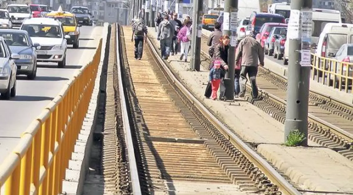 Tramvaiele de pe linia 41 nu vor circula duminică