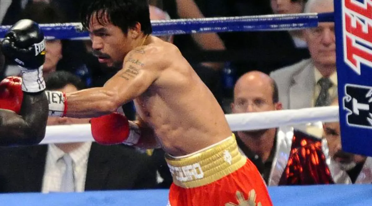 Boxerul Manny Pacquiao, internat din cauza unor probleme abdominale 