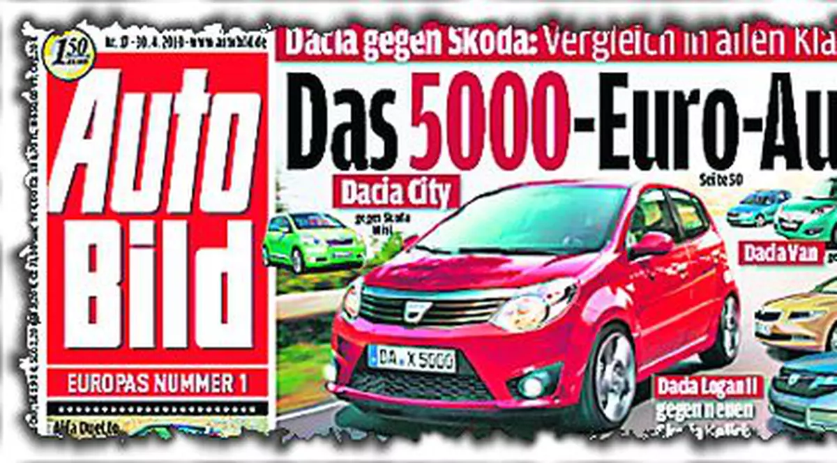 Dacia va scoate pe piaţă un model de 5.000 de euro