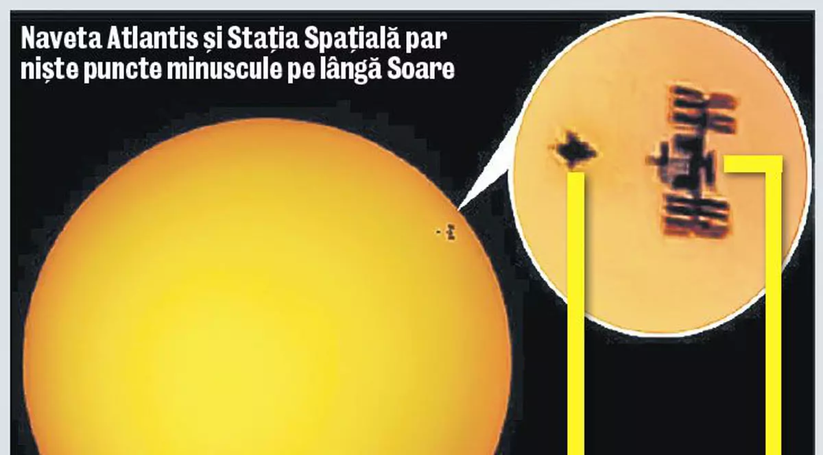 Naveta Atlantis, e cât o furnică pe lângă Soare