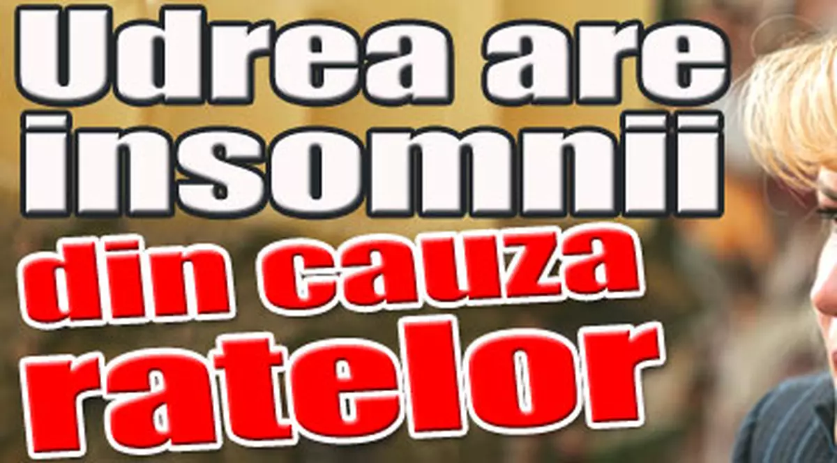 Elena Udrea are insomnii din cauza ratelor
