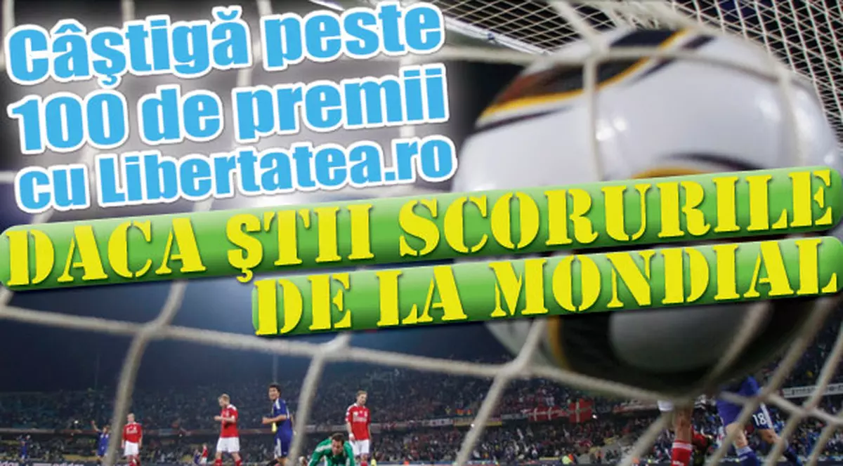 Cele mai multe premii la un concurs de Mondial! Ai 100 de şanse să ne iei premiile!