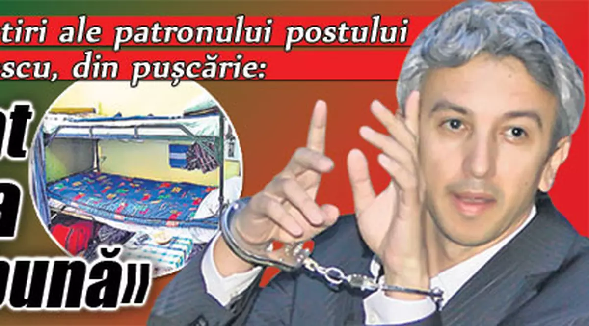 Incredibilele poveşti ale lui Dan Diaconescu din puşcărie: "Mi-au dat salteaua cea mai bună"