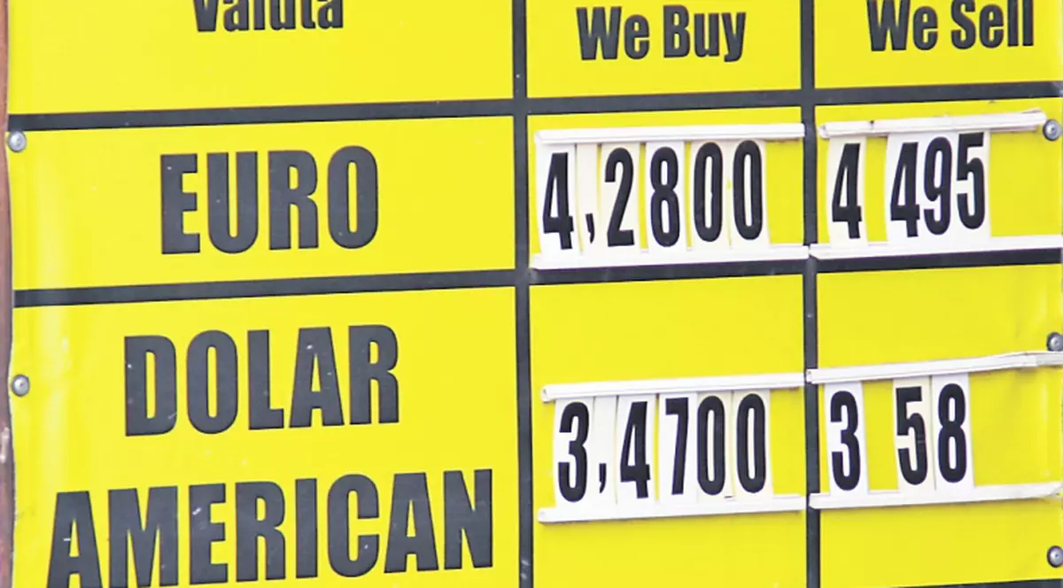 Euro a mai înghiţit câţiva lei