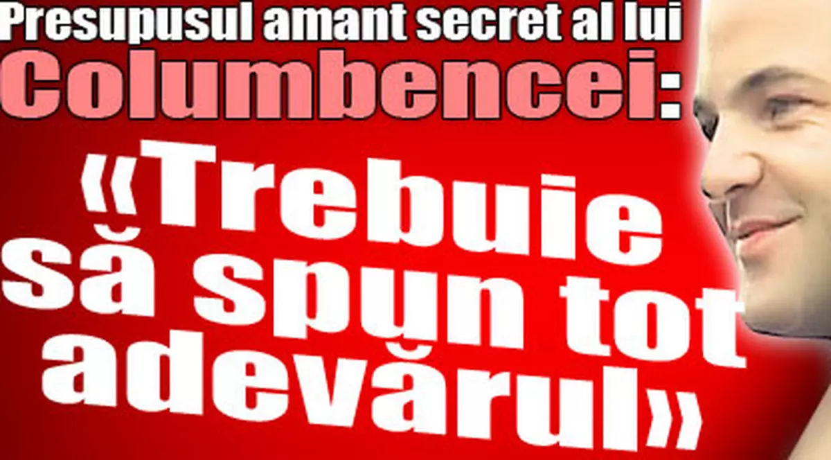 Presupusul amant secret al lui Moni: «Trebuie să spun tot adevărul»