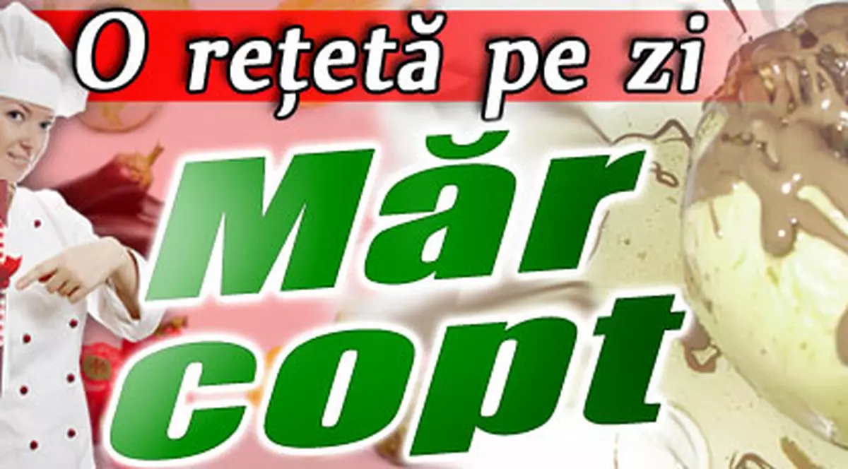 O reţetă pe zi - Măr copt