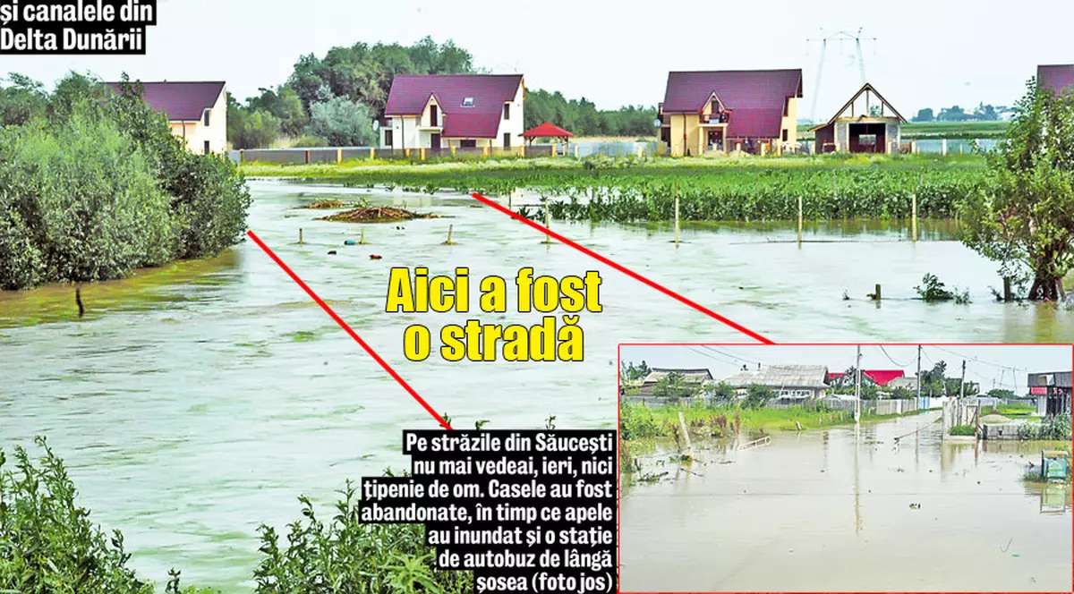 Peste 2.000 de oameni din Săuceşti, Bacău, au fost evacuaţi