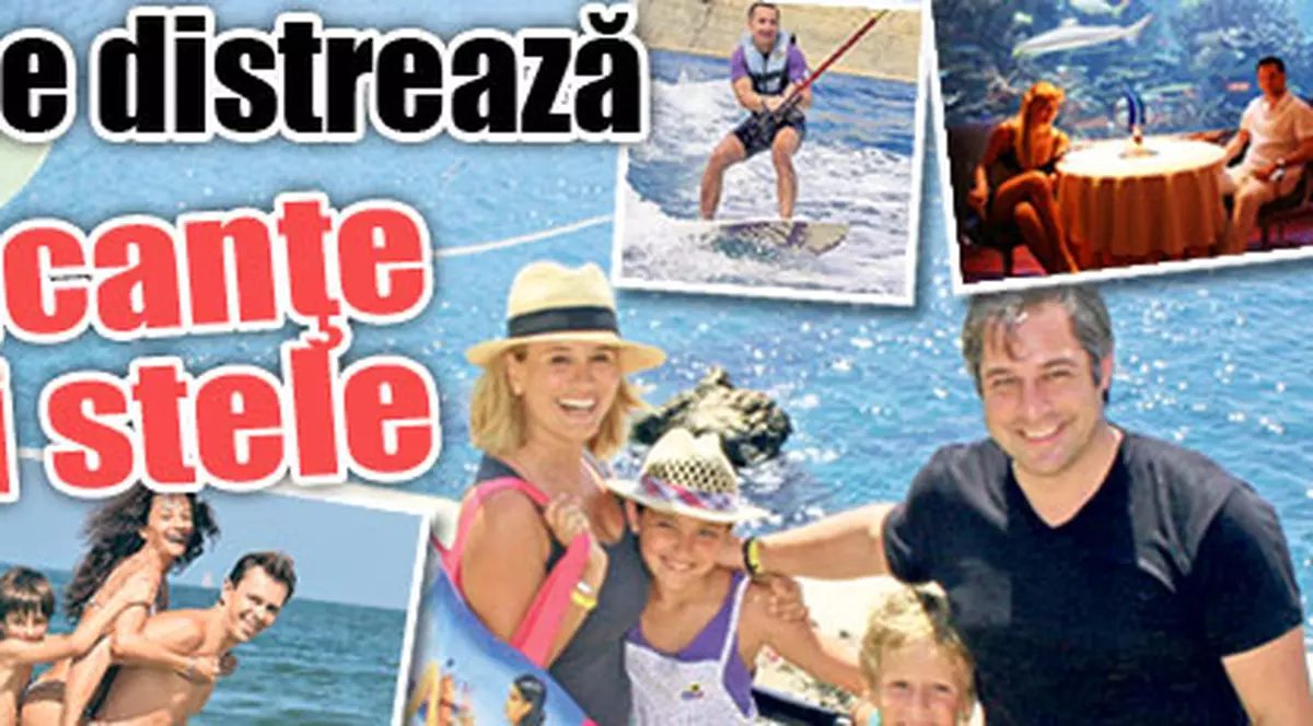Iată cum s-au distrat vedetele la sfârşit de vară