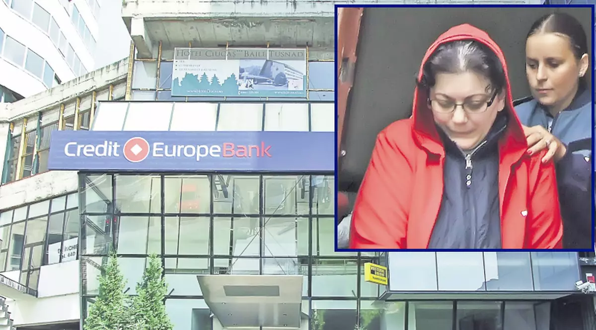 Directoarea de la Credit Europe Bank Braşov a furat 7,6 milioane de euro!