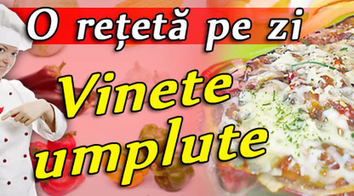 O reţetă pe zi / Vinete umplute