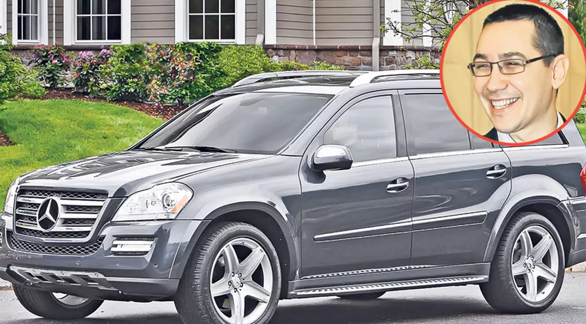 Victor Ponta îşi trage Mercedes de 130.000 €