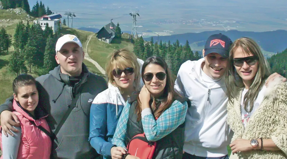 Camelia Potec, vacanţă în creierii munţilor