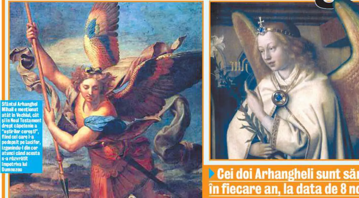 Peste 1.300.000 de români îşi serbează onomastica, de ziua Sfinţilor Arhangheli Mihail şi Gavril