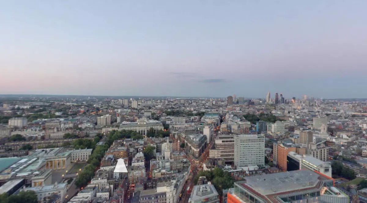 Record: Imaginea panoramică a Londrei are 80 de gigapixeli şi o privelişte de 360 de grade