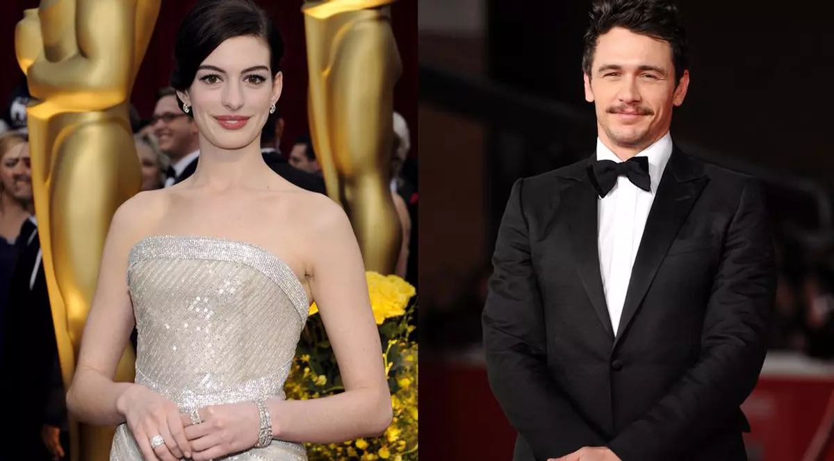 Anne Hathaway şi James Franco prezintă gala premiilor Oscar din 2011
