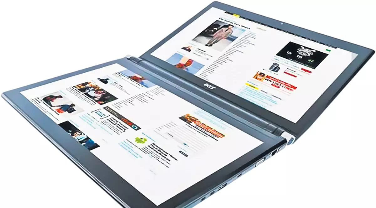 Laptop cu două ecrane de la Acer