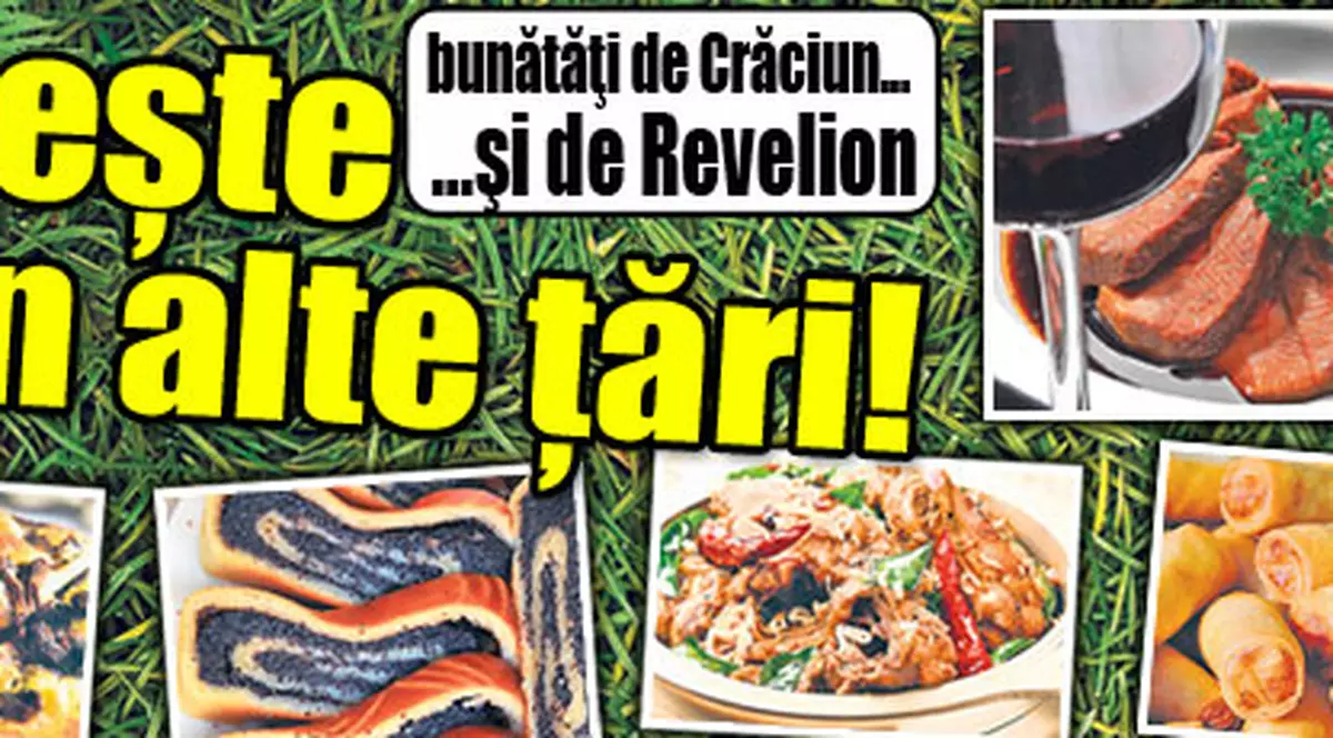 Găteşte ca-n alte ţări! 8 bunătăţi de Crăciun... şi de Revelion