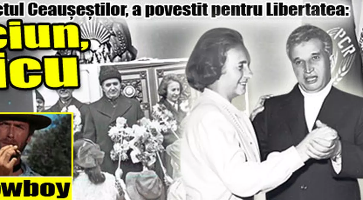De Crăciun, Nicolae Ceauşescu se uita la filme cu cowboy