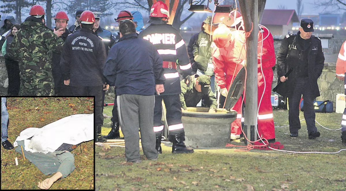 S-a aruncat în puţul din cimitir