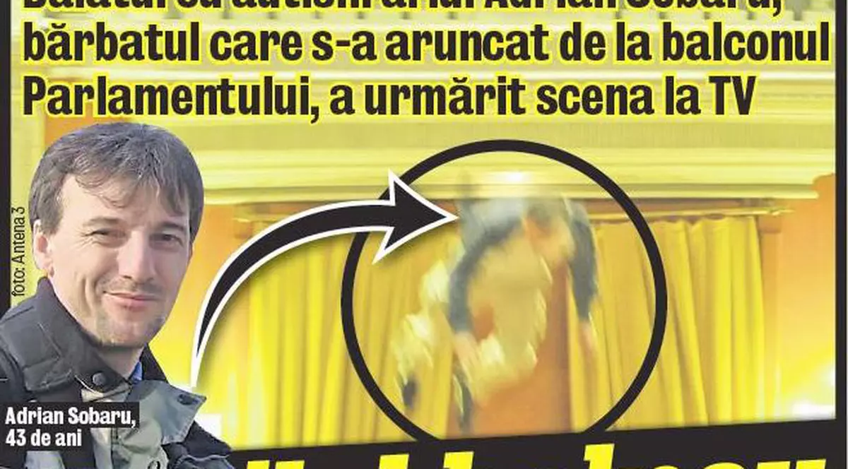 Băiatul cu autism al lui Adrian Sobaru şi-a văzut tatăl sărind în gol