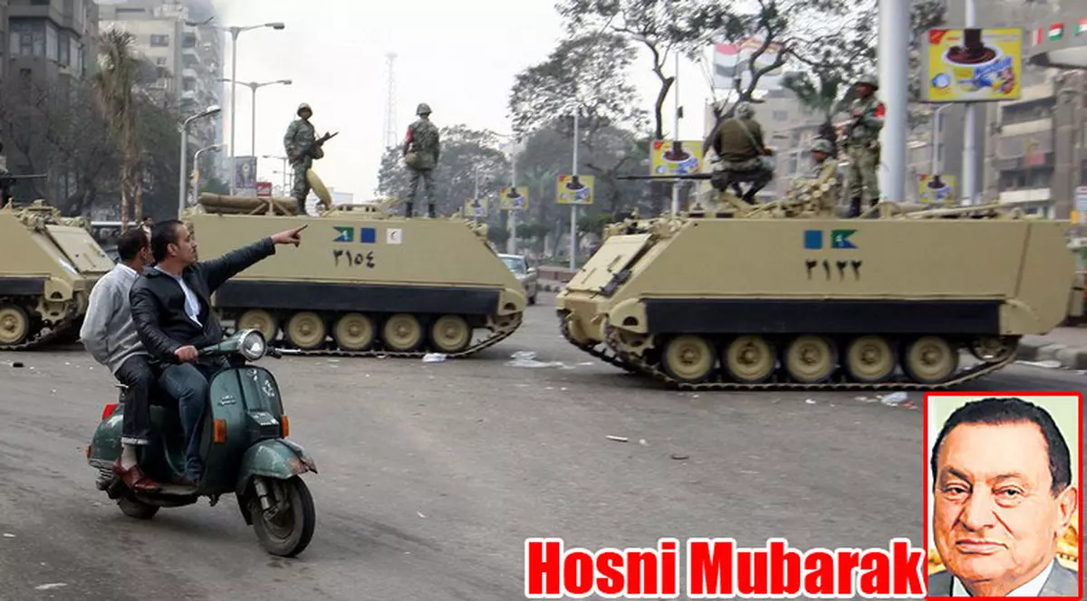 Preşedintele egiptean nu renunţă la putere