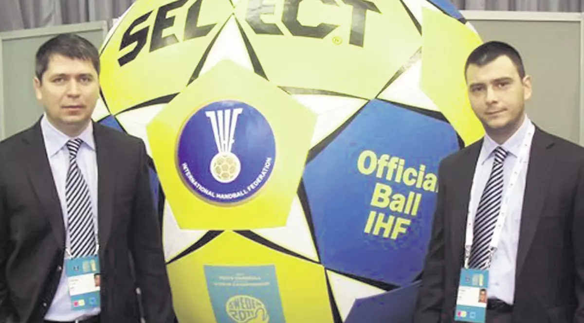 Arbitrii Bogdan Stark şi Romeo Ştefan au condus perfect şapte partide la CM de handbal