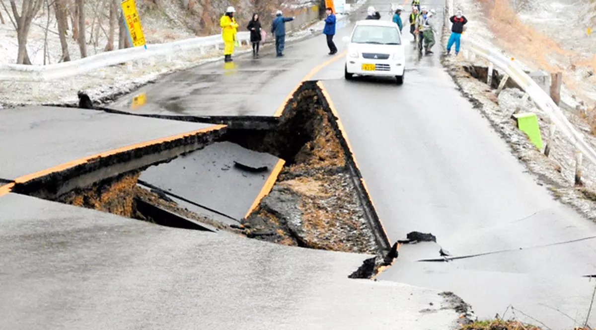 Foto impresionant | Japonia, la o săptămână după cutremur