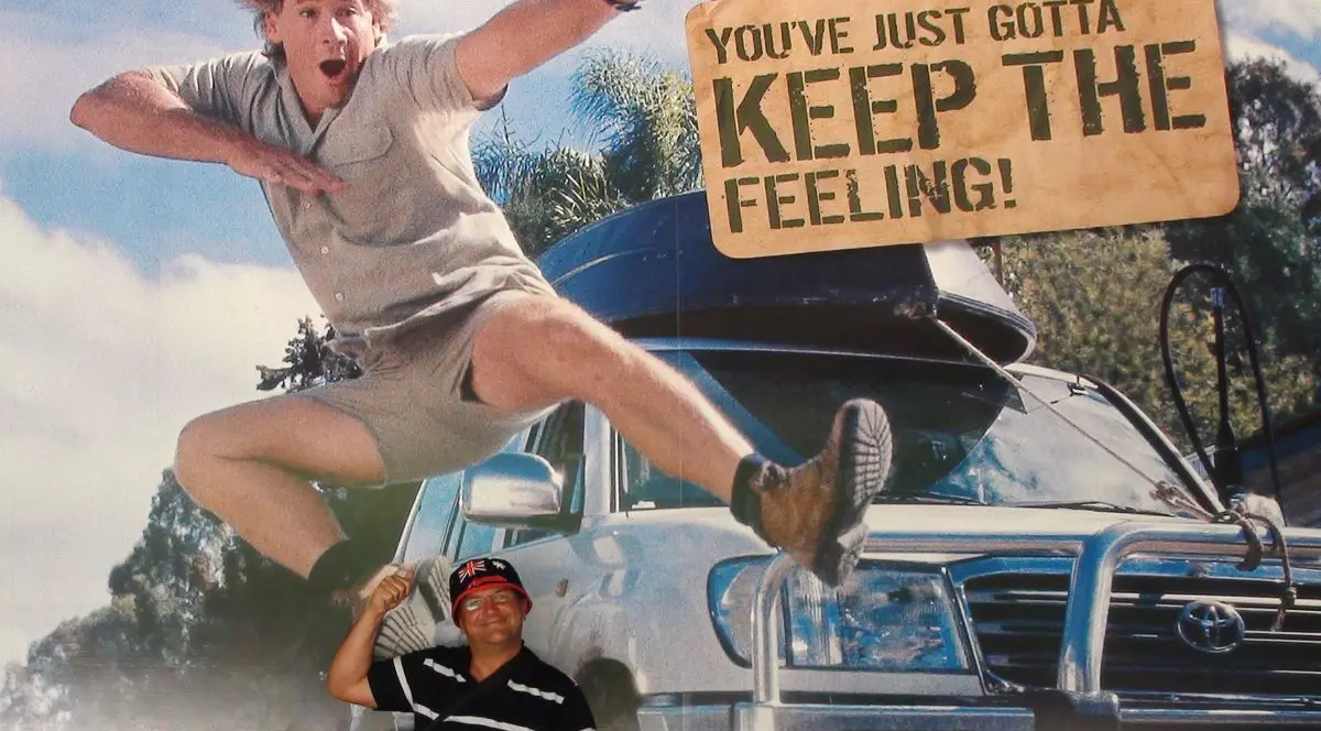 Axinte, în vizită la «Vânătorul de crocodili»