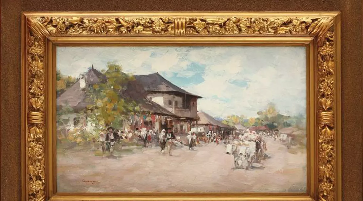 Opera ”Cârciumă la Rucăr” a lui Nicolae Grigorescu s-a vândut cu 230.000 de euro - UPDATE