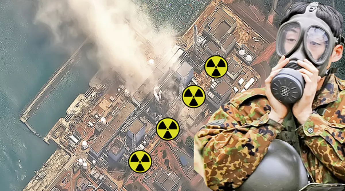 Întreaga Japonie, iradiată