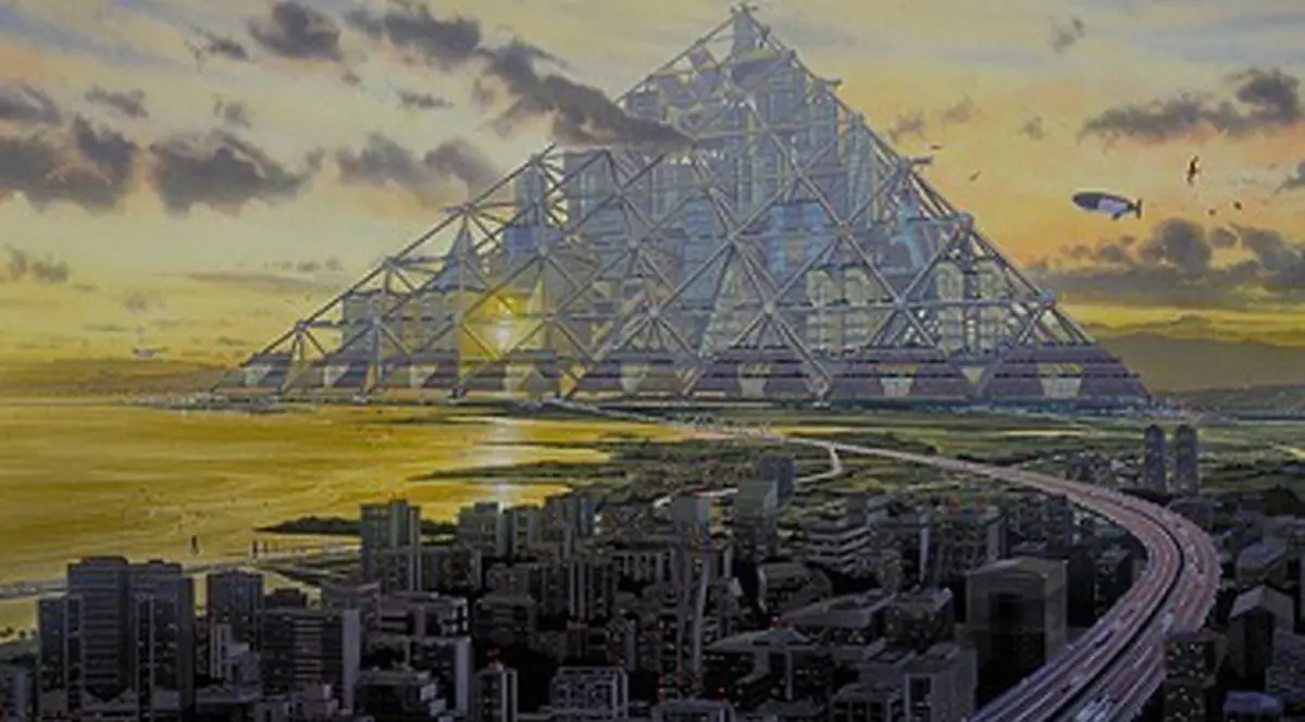 Un complex de locuinţe sub formă de piramidă, salvarea japonezilor