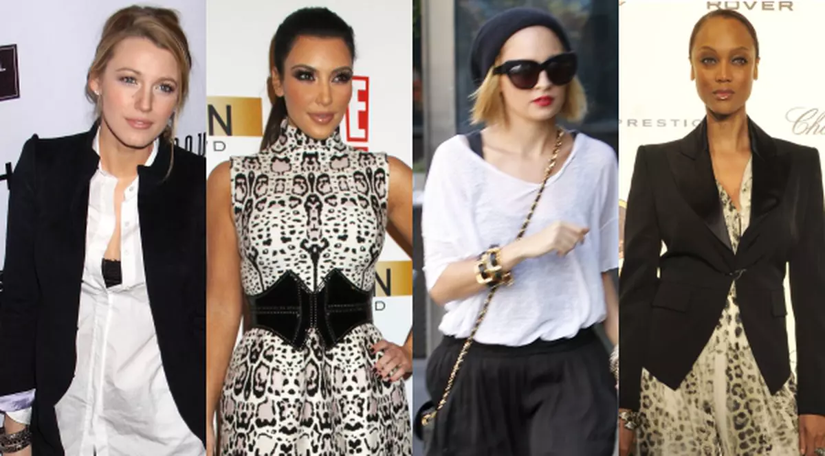 Poartă cu stil combinaţia de alb cu negru!