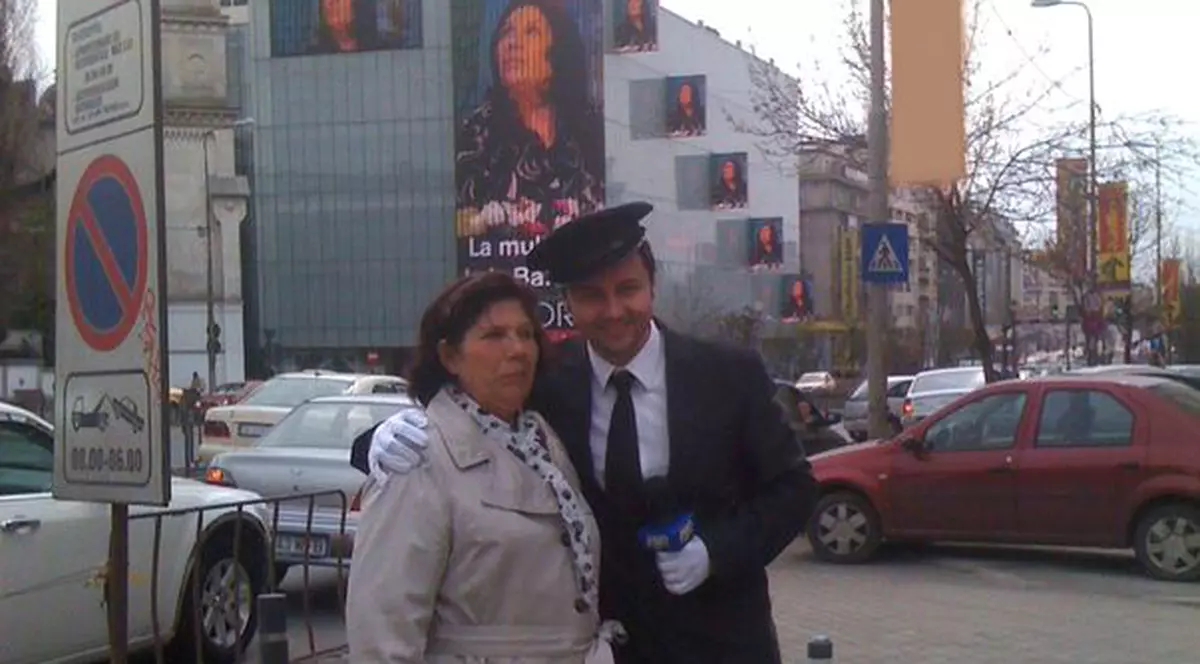 Cătălin Măruţă, şofer de limuzină pentru doamna Bamboi  