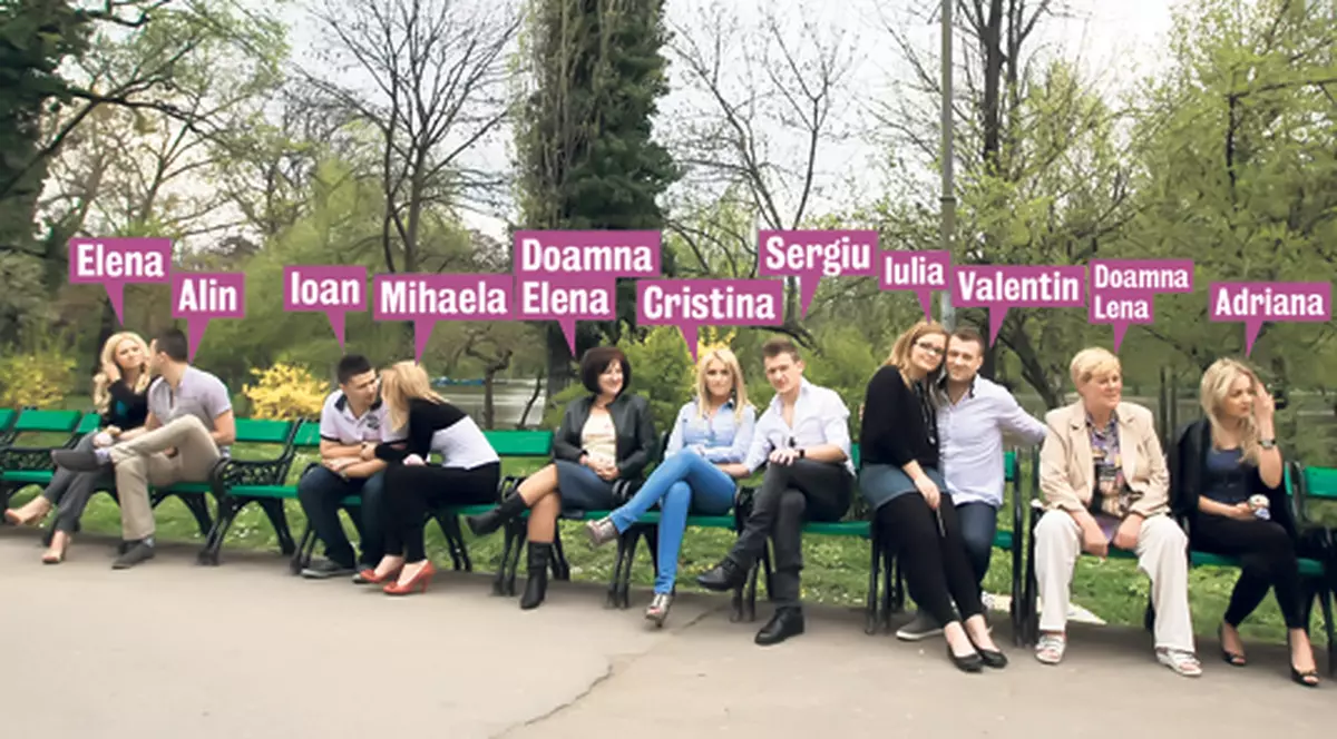 Foto | I-am prins în parc pe concurenţii de la "Noră pentru mama"