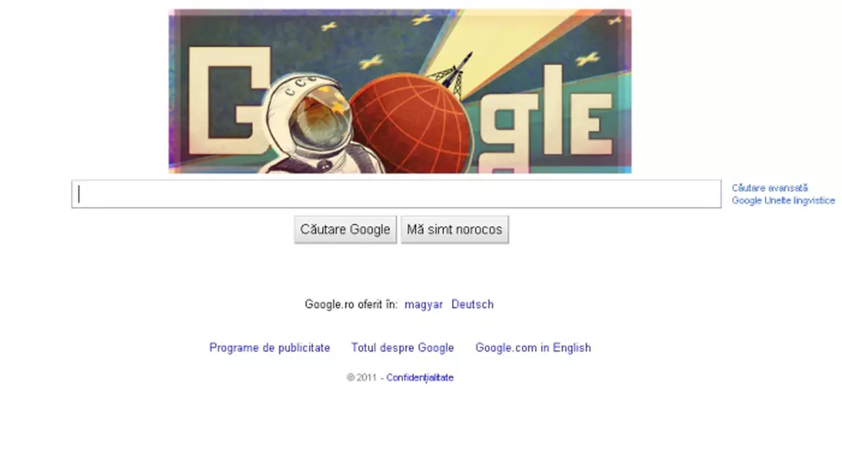 Azi se împlinesc 50 de ani de la primul zbor al omului în spaţiu. Iată cum celebrează Google!