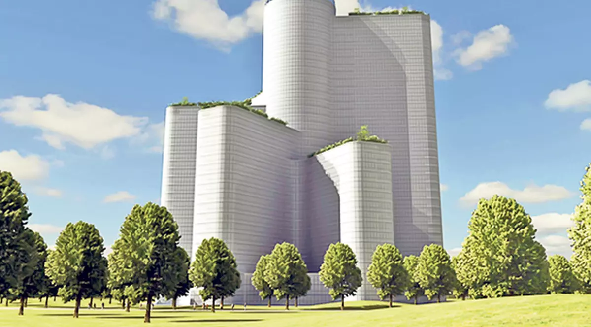 Un arhitect a creat, în premieră, un complex de locuri de veci… pe verticală 