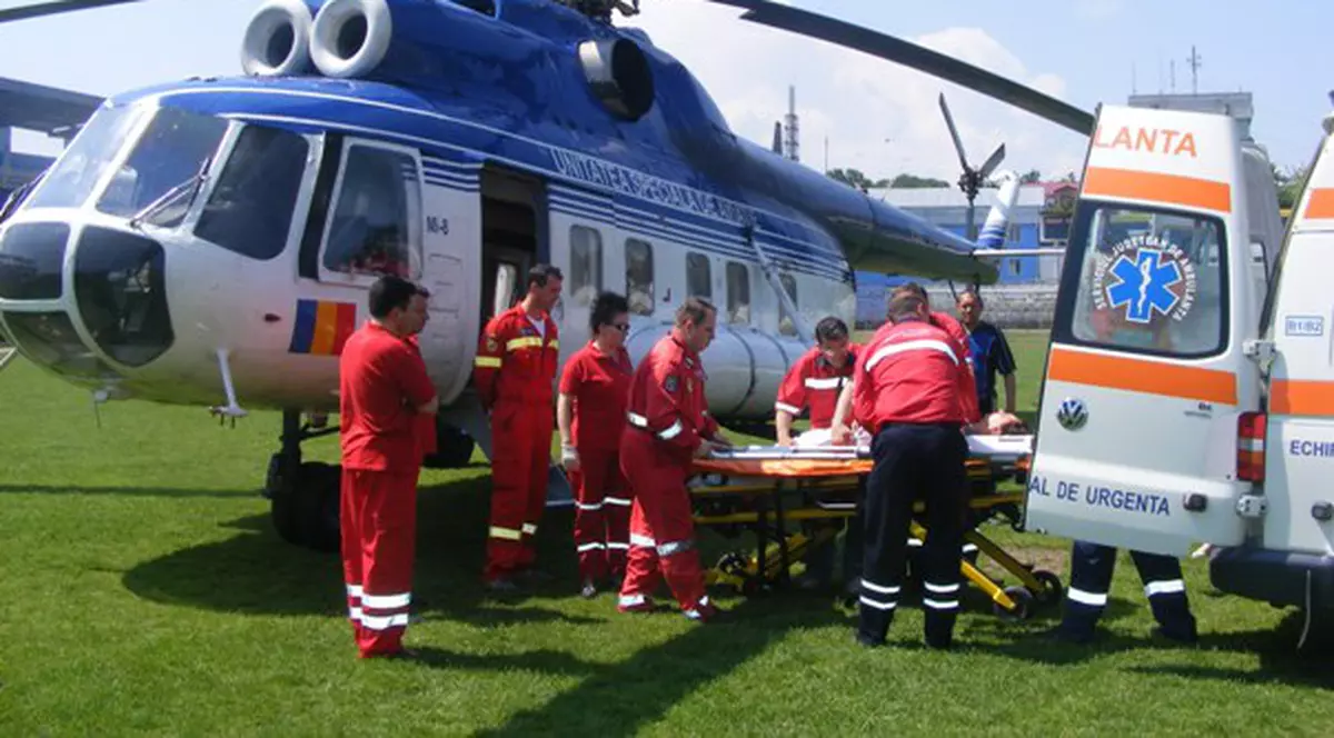 Suceveancă transportată cu elicopter MAI la Bucureşti