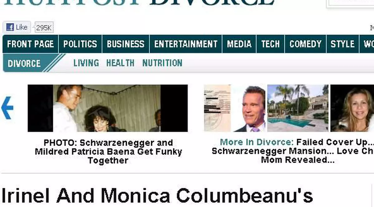 Divorţul Columbenilor a ajuns şi în presa de peste Ocean