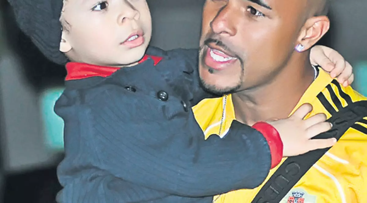 Yuri, băieţelul de patru ani al lui Wesley, o bijuterie de fotbalist