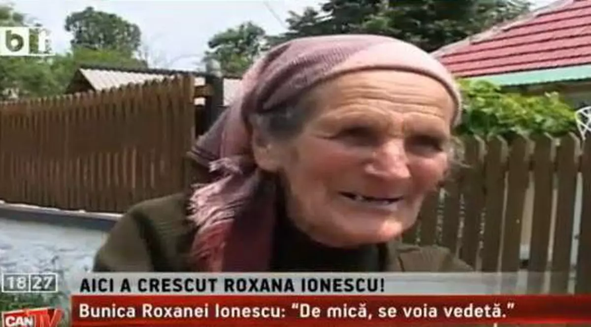 Roxana Ionescu a fost crescută la țară de la 7 luni până la 7 ani