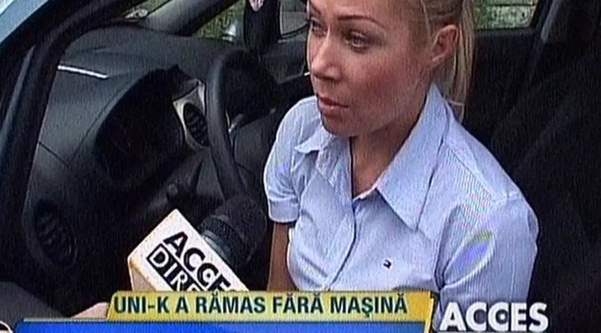 Cristina de la Uni-K a rămas fără mașină