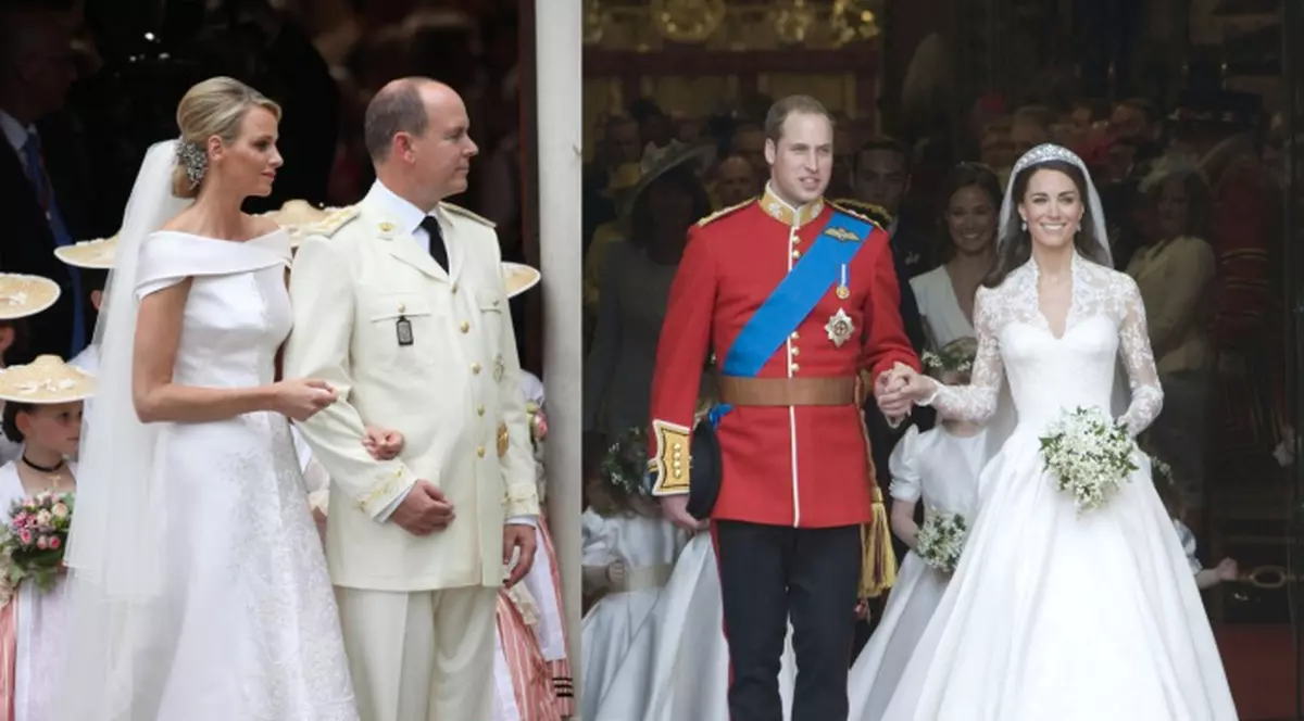 Kate şi Charlene, Cenuşărese ajunse prinţese. Care mireasă a fost mai frumoasă?