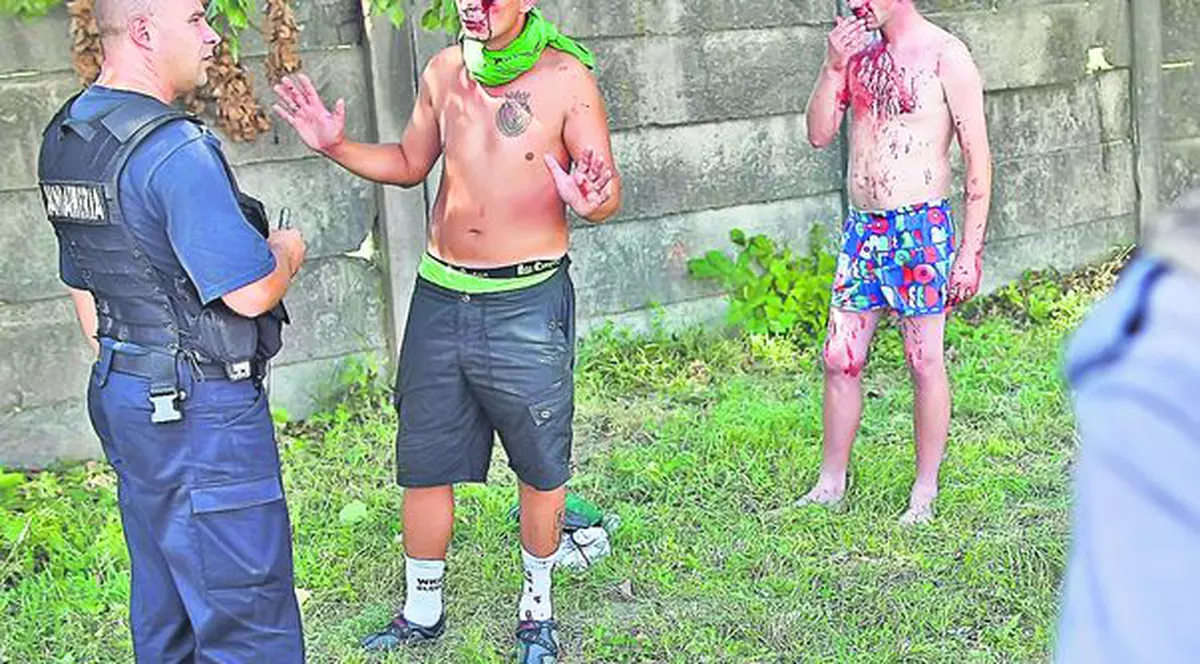 Fanii lui Slask Wroclaw, adversara Rapidului în play-off-ul Europa League, au creat probleme în Banat