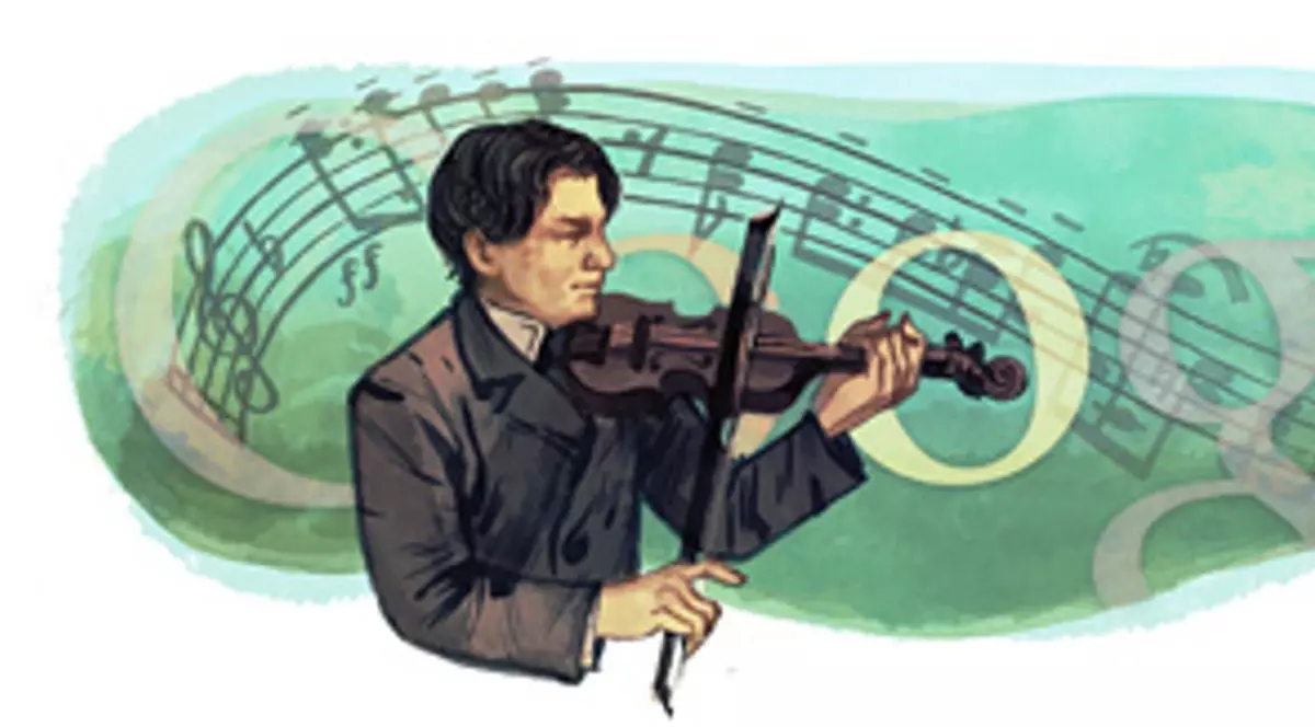 Google îl omagiază pe George Enescu, la 130 de ani de la naştere