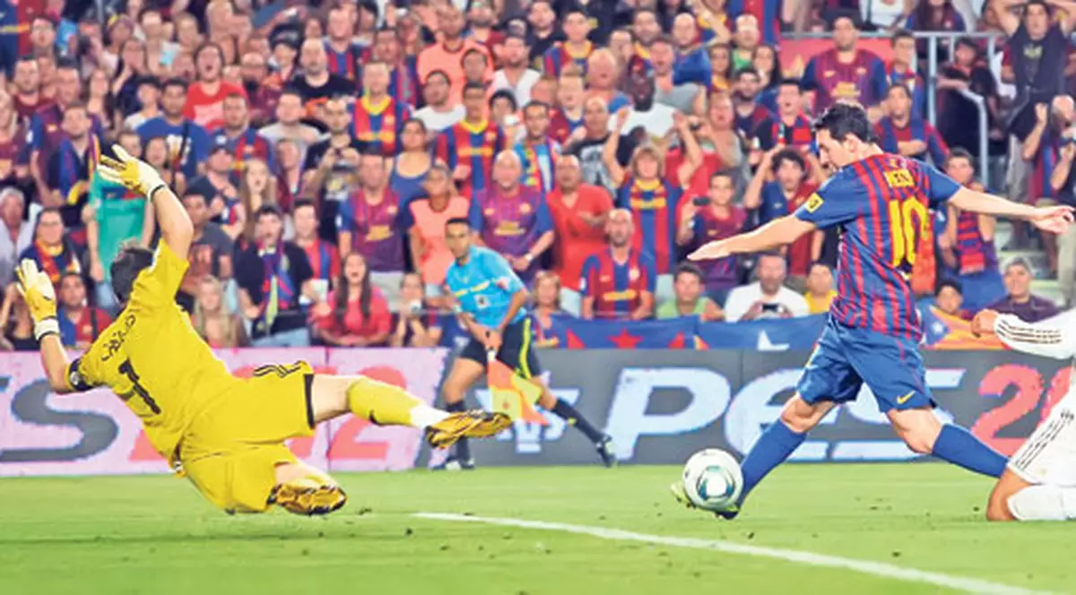 Lionel Messi, atacantul Barcelonei, a îngenuncheat de unul singur Real Madrid 