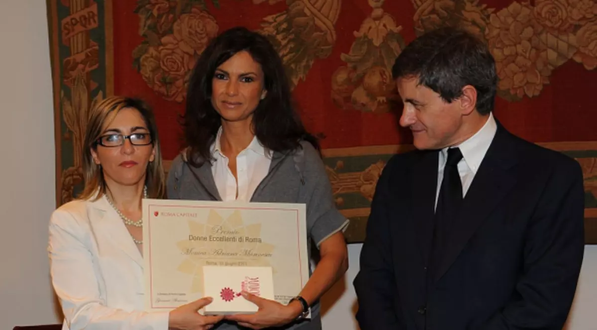O româncă, premiată de primarul Romei