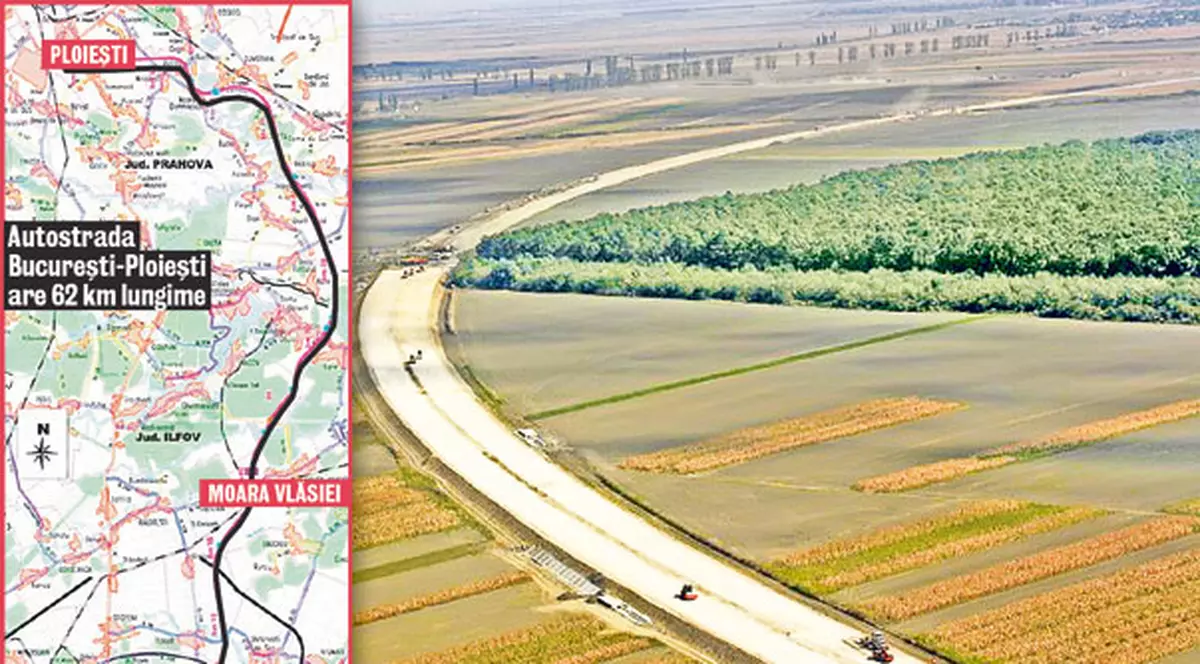 Şi tot mai ziceţi că va fi gata în decembrie? | Libertatea «a vizitat», ieri, din avion, autostrada București - Ploiești
