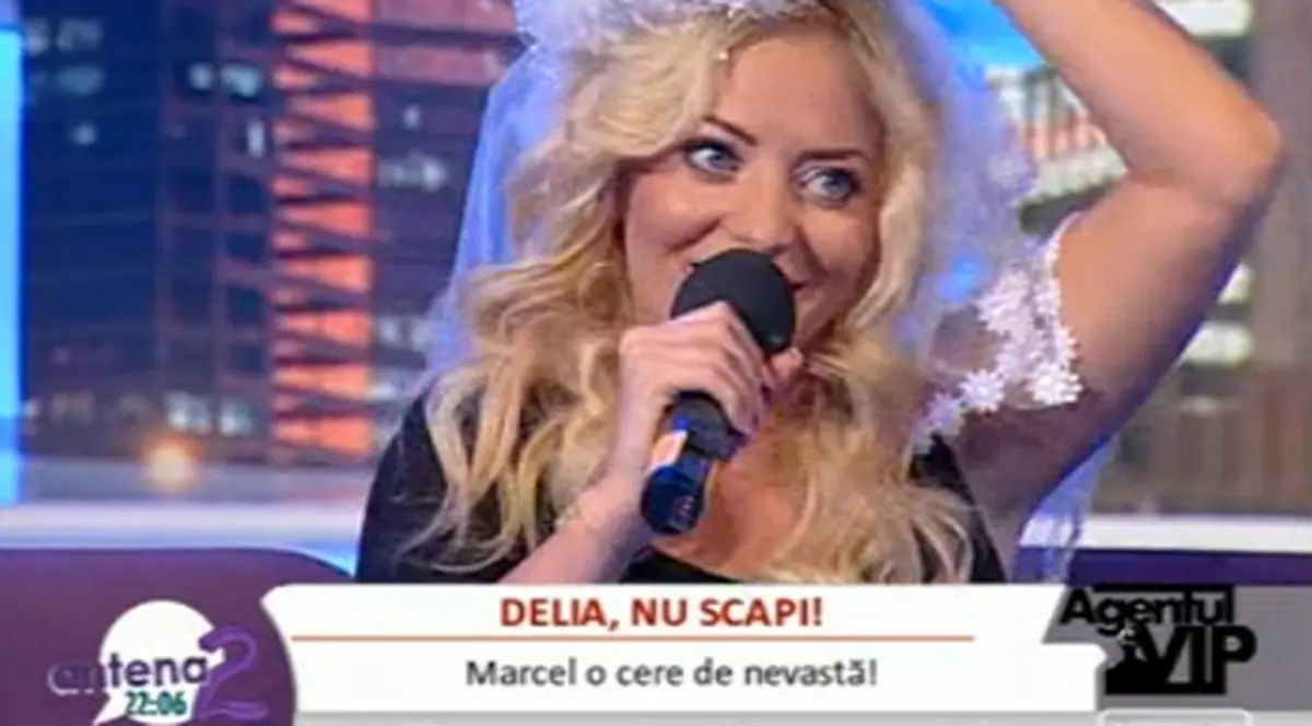 Delia Matache, cerută în căsătorie în direct